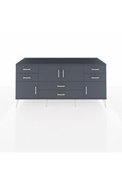 Kronos Konsol Tek Raflı 6 Çekmeceli 4 Kapaklı 176x59x83 - S610M005V17C