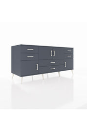 Kronos Konsol Tek Raflı 6 Çekmeceli 4 Kapaklı 176x59x83 - S610M005V17C