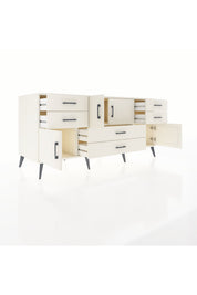 Kronos Konsol 3 Raflı 6 Çekmeceli 4 Kapaklı 176x59x83 - S610M006V04C