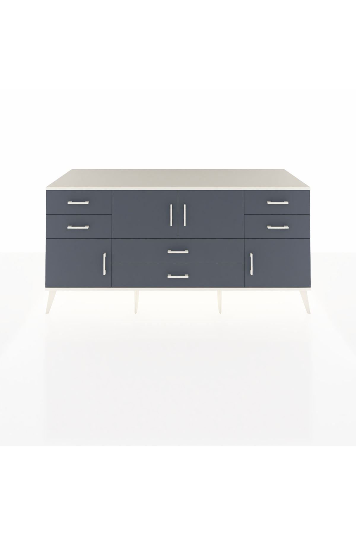 Kronos Konsol 3 Raflı 6 Çekmeceli 4 Kapaklı 176x59x83 - S610M006V08C