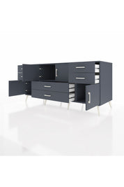 Kronos Konsol 3 Raflı 6 Çekmeceli 4 Kapaklı 176x59x83 - S610M006V17C