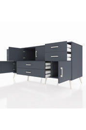 Kronos Konsol 3 Raflı 6 Çekmeceli 4 Kapaklı 176x59x83 - S610M006V17C