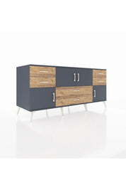 Kronos Konsol 3 Raflı 6 Çekmeceli 4 Kapaklı 176x59x83 - S610M006V18C