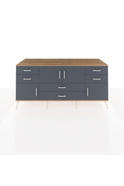Kronos Konsol 3 Raflı 6 Çekmeceli 4 Kapaklı 176x59x83 - S610M006V26C