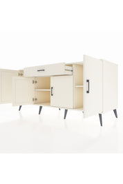 Kronos Konsol 3 Raflı Tek Çekmeceli 4 Kapaklı 176x59x83 - S610M007V04C
