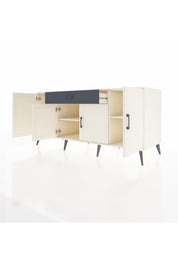 Kronos Konsol 3 Raflı Tek Çekmeceli 4 Kapaklı 176x59x83 - S610M007V05C