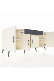 Kronos Konsol 3 Raflı Tek Çekmeceli 4 Kapaklı 176x59x83 - S610M007V05C
