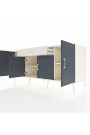 Kronos Konsol 3 Raflı Tek Çekmeceli 4 Kapaklı 176x59x83 - S610M007V07C