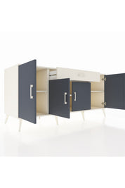 Kronos Konsol 3 Raflı Tek Çekmeceli 4 Kapaklı 176x59x83 - S610M007V07C