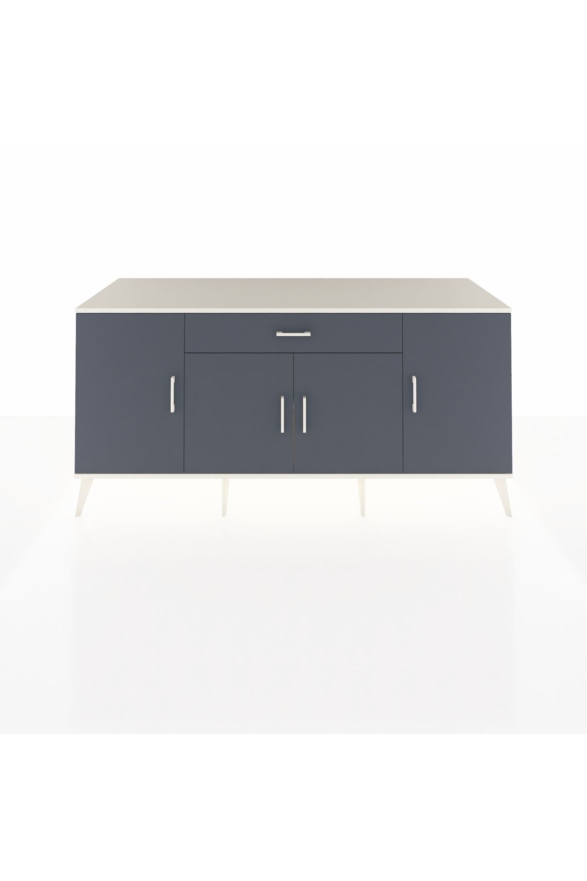 Kronos Konsol 3 Raflı Tek Çekmeceli 4 Kapaklı 176x59x83 - S610M007V08C