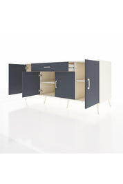 Kronos Konsol 3 Raflı Tek Çekmeceli 4 Kapaklı 176x59x83 - S610M007V08C