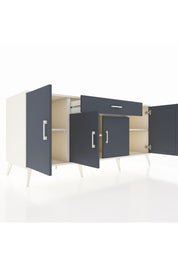 Kronos Konsol 3 Raflı Tek Çekmeceli 4 Kapaklı 176x59x83 - S610M007V08C
