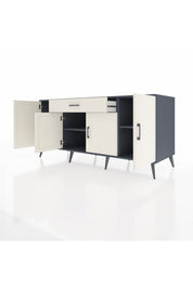 Kronos Konsol 3 Raflı Tek Çekmeceli 4 Kapaklı 176x59x83 - S610M007V13C