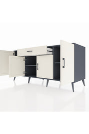 Kronos Konsol 3 Raflı Tek Çekmeceli 4 Kapaklı 176x59x83 - S610M007V13C