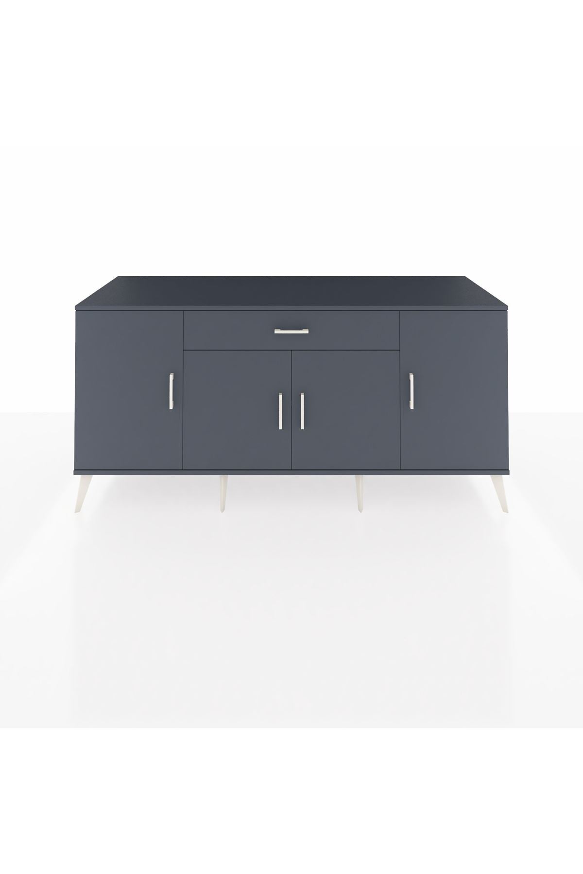Kronos Konsol 3 Raflı Tek Çekmeceli 4 Kapaklı 176x59x83 - S610M007V17C