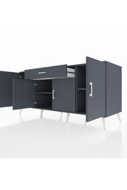 Kronos Konsol 3 Raflı Tek Çekmeceli 4 Kapaklı 176x59x83 - S610M007V17C