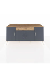 Kronos Konsol 3 Raflı Tek Çekmeceli 4 Kapaklı 176x59x83 - S610M007V27C