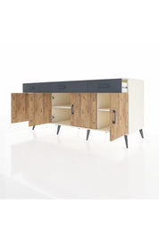 Kronos Konsol 3 Raflı 3 Çekmeceli 4 Kapaklı 176x59x83 - S610M008V02C