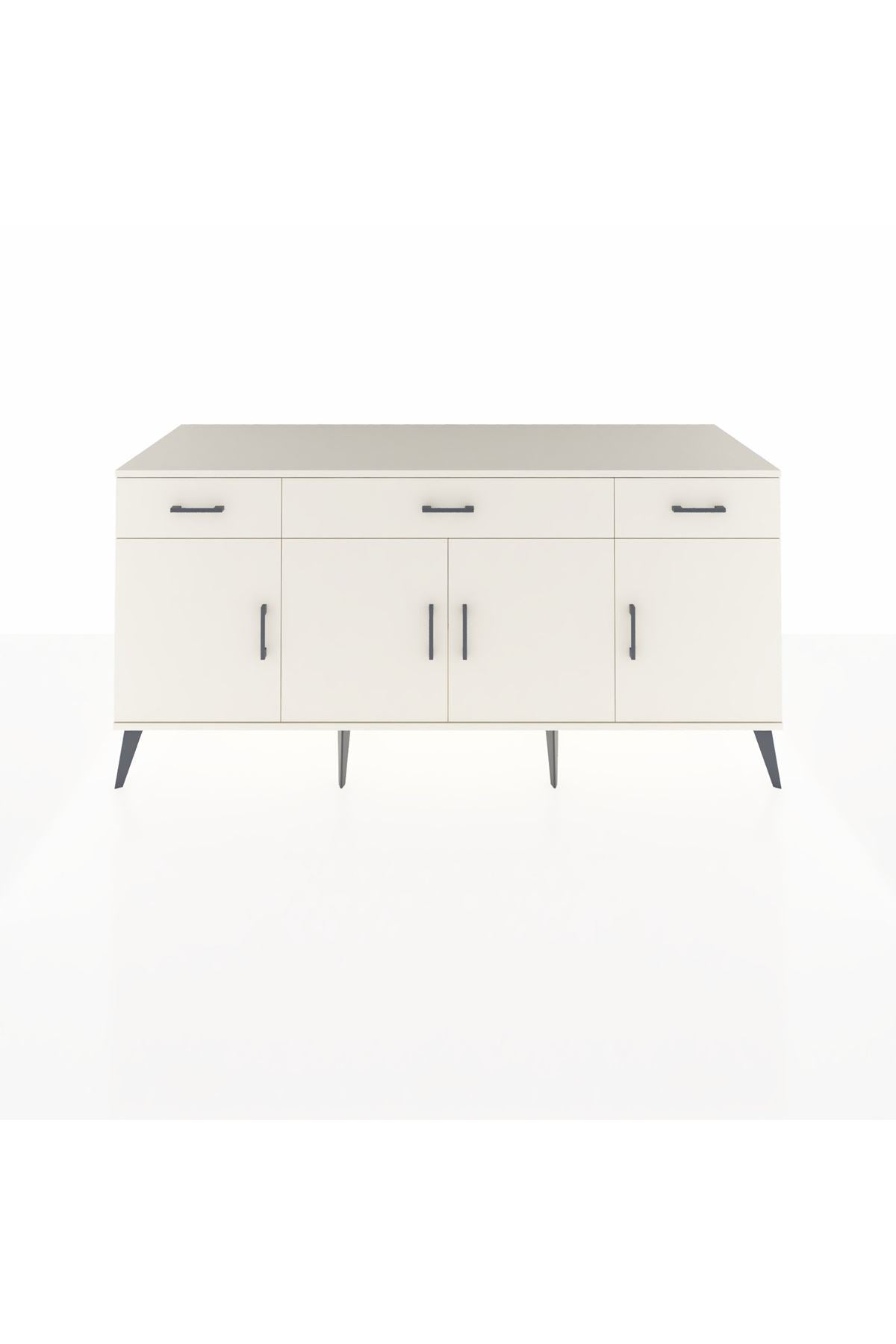 Kronos Konsol 3 Raflı 3 Çekmeceli 4 Kapaklı 176x59x83 - S610M008V04C