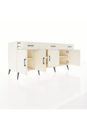 Kronos Konsol 3 Raflı 3 Çekmeceli 4 Kapaklı 176x59x83 - S610M008V04C