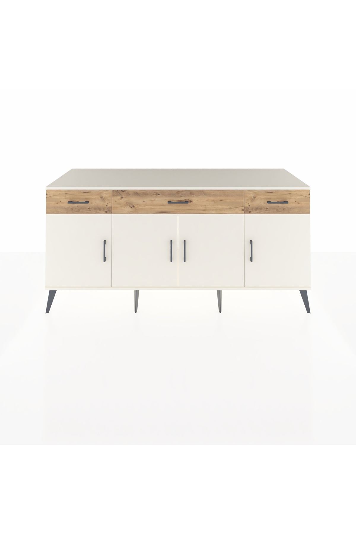 Kronos Konsol 3 Raflı 3 Çekmeceli 4 Kapaklı 176x59x83 - S610M008V06C