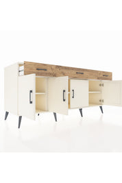 Kronos Konsol 3 Raflı 3 Çekmeceli 4 Kapaklı 176x59x83 - S610M008V06C