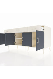 Kronos Konsol 3 Raflı 3 Çekmeceli 4 Kapaklı 176x59x83 - S610M008V07C