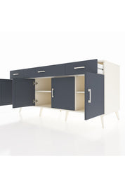 Kronos Konsol 3 Raflı 3 Çekmeceli 4 Kapaklı 176x59x83 - S610M008V08C