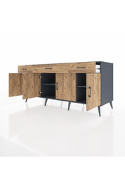 Kronos Konsol 3 Raflı 3 Çekmeceli 4 Kapaklı 176x59x83 - S610M008V12C