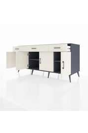 Kronos Konsol 3 Raflı 3 Çekmeceli 4 Kapaklı 176x59x83 - S610M008V13C