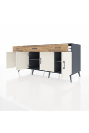 Kronos Konsol 3 Raflı 3 Çekmeceli 4 Kapaklı 176x59x83 - S610M008V15C