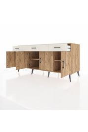 Kronos Konsol 3 Raflı 3 Çekmeceli 4 Kapaklı 176x59x83 - S610M008V19C