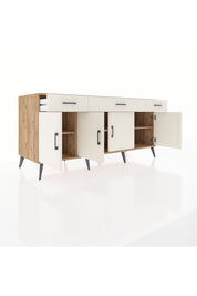 Kronos Konsol 3 Raflı 3 Çekmeceli 4 Kapaklı 176x59x83 - S610M008V22C