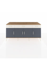 Kronos Konsol 3 Raflı 3 Çekmeceli 4 Kapaklı 176x59x83 - S610M008V25C