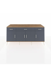 Kronos Konsol 3 Raflı 3 Çekmeceli 4 Kapaklı 176x59x83 - S610M008V26C