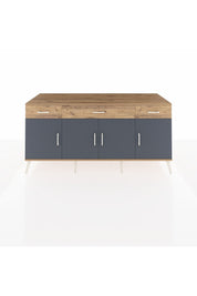 Kronos Konsol 3 Raflı 3 Çekmeceli 4 Kapaklı 176x59x83 - S610M008V27C
