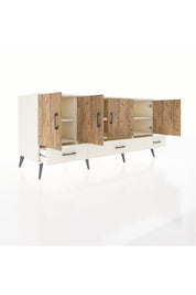 Kronos Konsol 6 Raflı 3 Çekmeceli 4 Kapaklı 176x59x83 - S610M009V01C