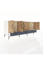 Kronos Konsol 6 Raflı 3 Çekmeceli 4 Kapaklı 176x59x83 - S610M009V02C
