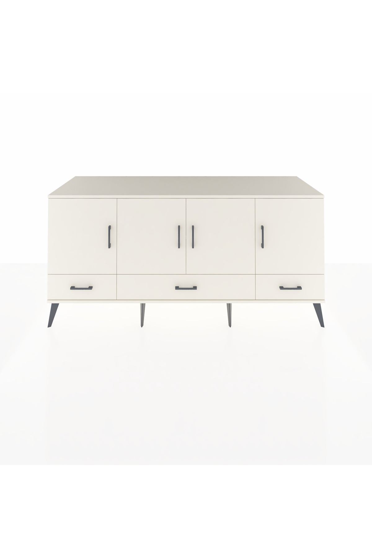 Kronos Konsol 6 Raflı 3 Çekmeceli 4 Kapaklı 176x59x83 - S610M009V04C