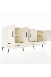 Kronos Konsol 6 Raflı 3 Çekmeceli 4 Kapaklı 176x59x83 - S610M009V04C