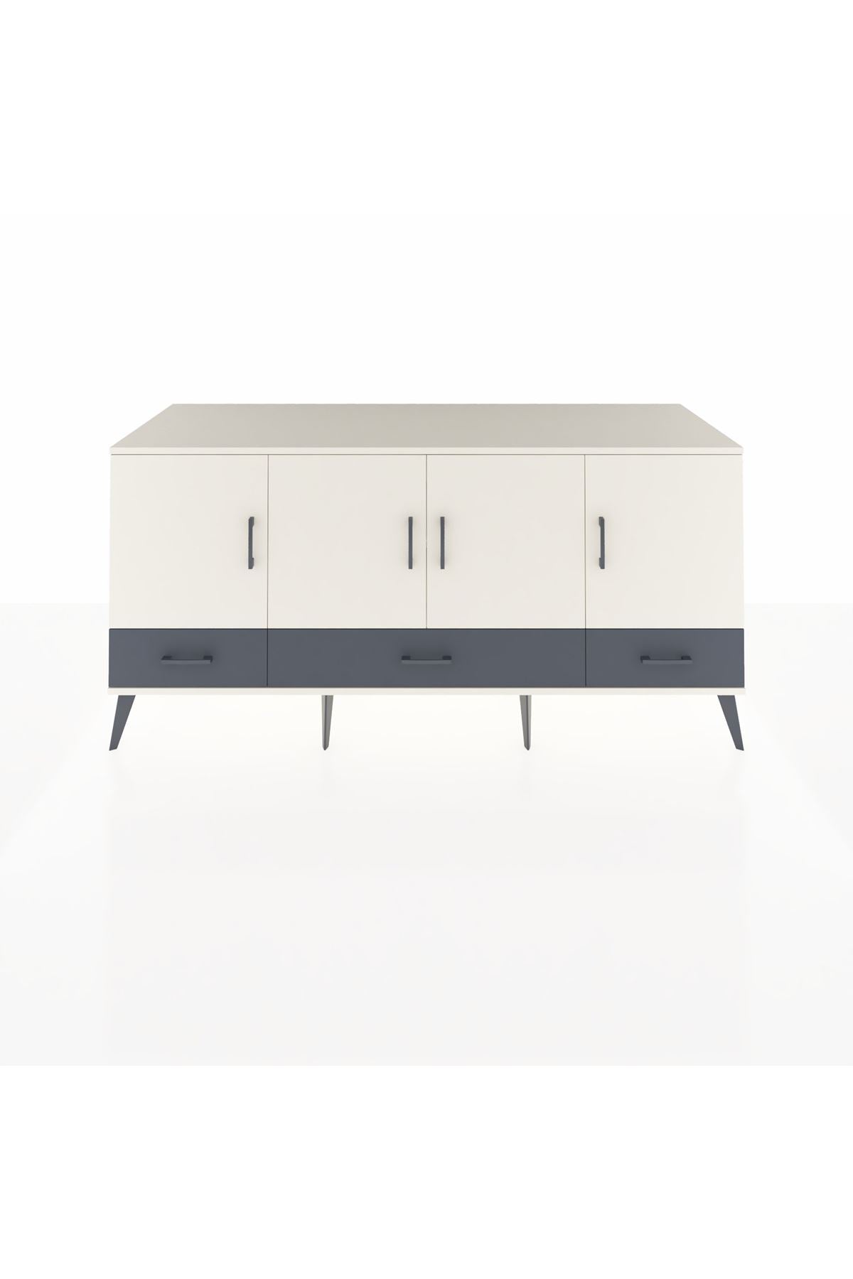 Kronos Konsol 6 Raflı 3 Çekmeceli 4 Kapaklı 176x59x83 - S610M009V05C