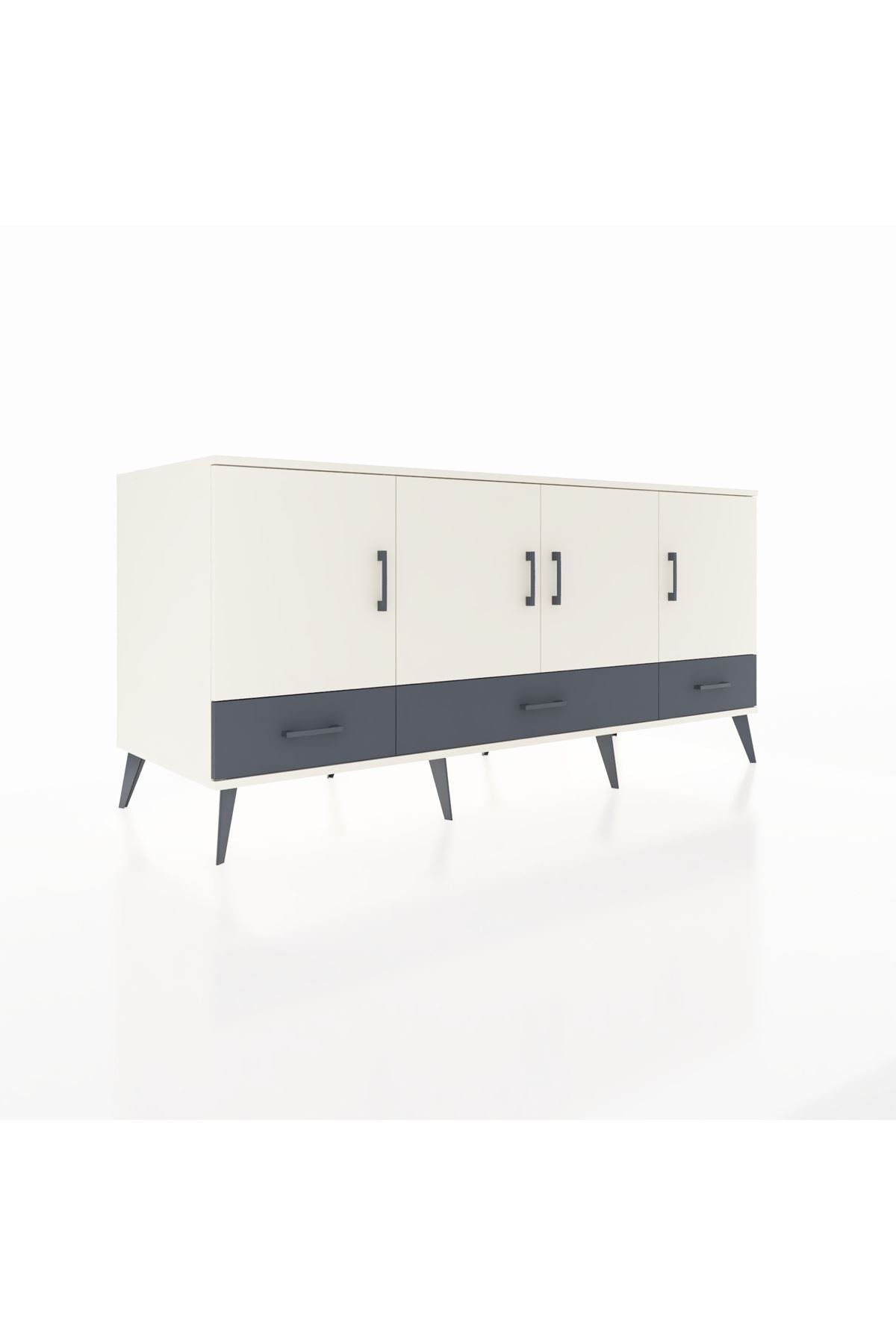 Kronos Konsol 6 Raflı 3 Çekmeceli 4 Kapaklı 176x59x83 - S610M009V05C