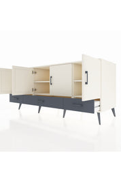 Kronos Konsol 6 Raflı 3 Çekmeceli 4 Kapaklı 176x59x83 - S610M009V05C