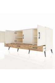Kronos Konsol 6 Raflı 3 Çekmeceli 4 Kapaklı 176x59x83 - S610M009V06C