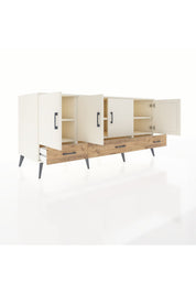 Kronos Konsol 6 Raflı 3 Çekmeceli 4 Kapaklı 176x59x83 - S610M009V06C