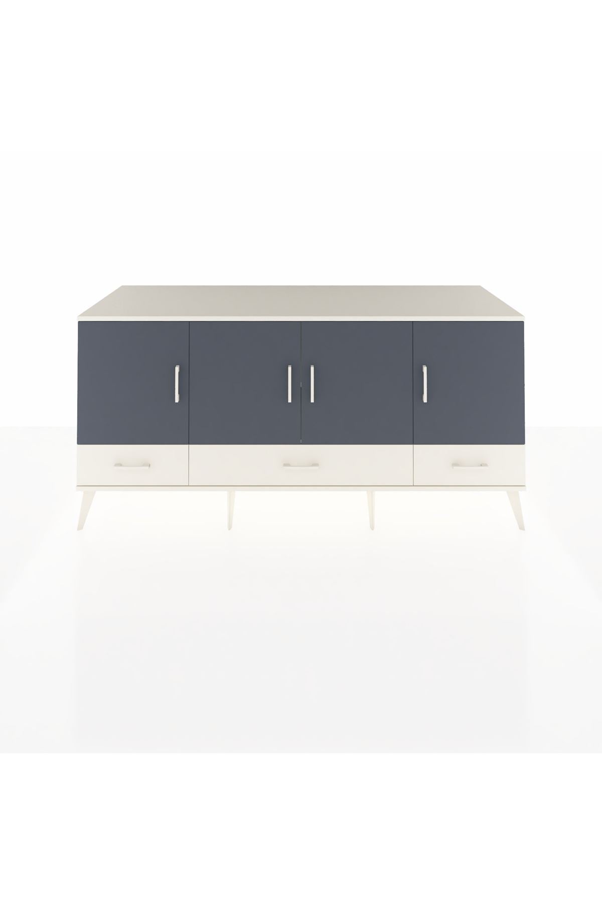 Kronos Konsol 6 Raflı 3 Çekmeceli 4 Kapaklı 176x59x83 - S610M009V07C