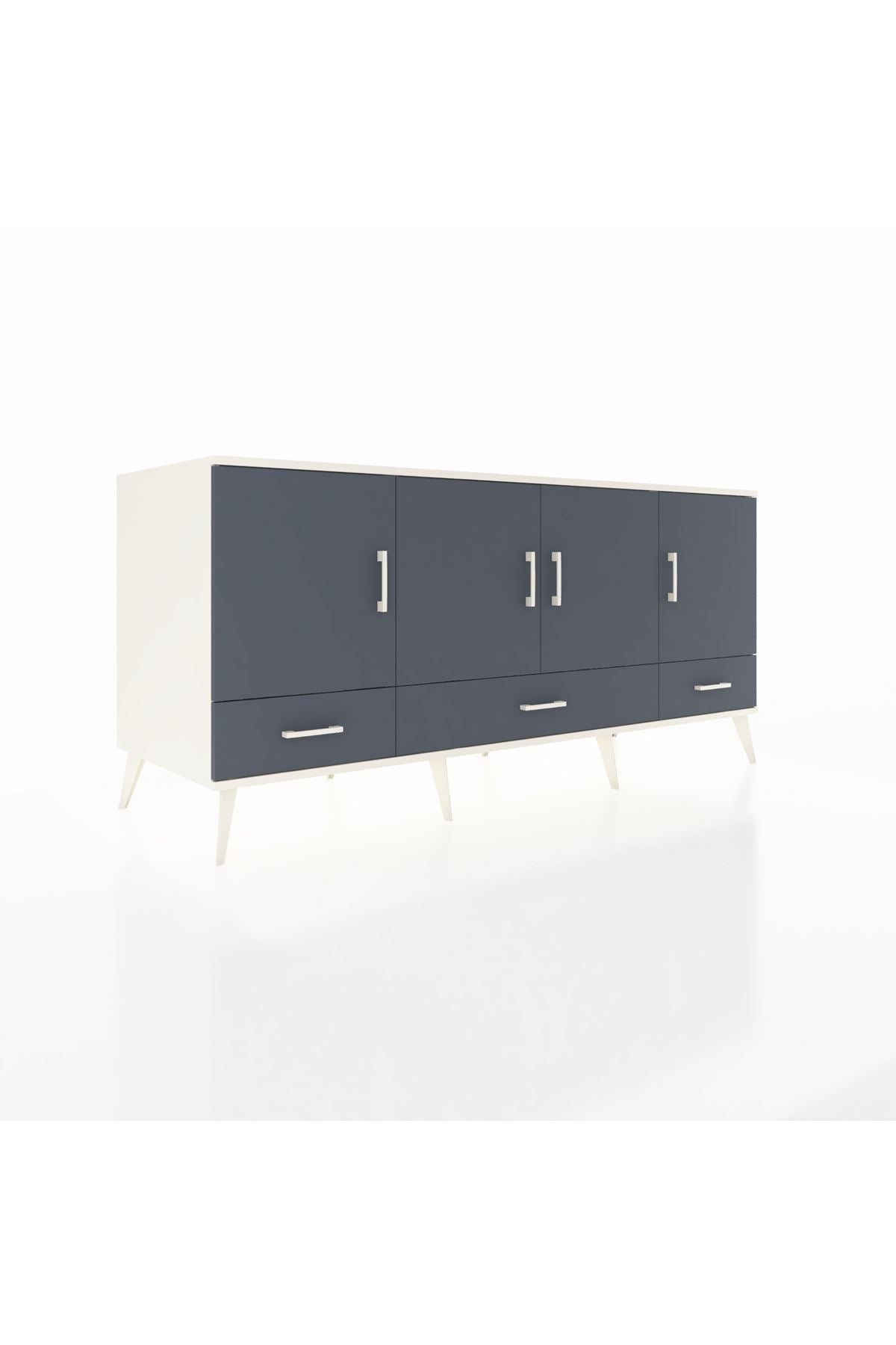 Kronos Konsol 6 Raflı 3 Çekmeceli 4 Kapaklı 176x59x83 - S610M009V08C