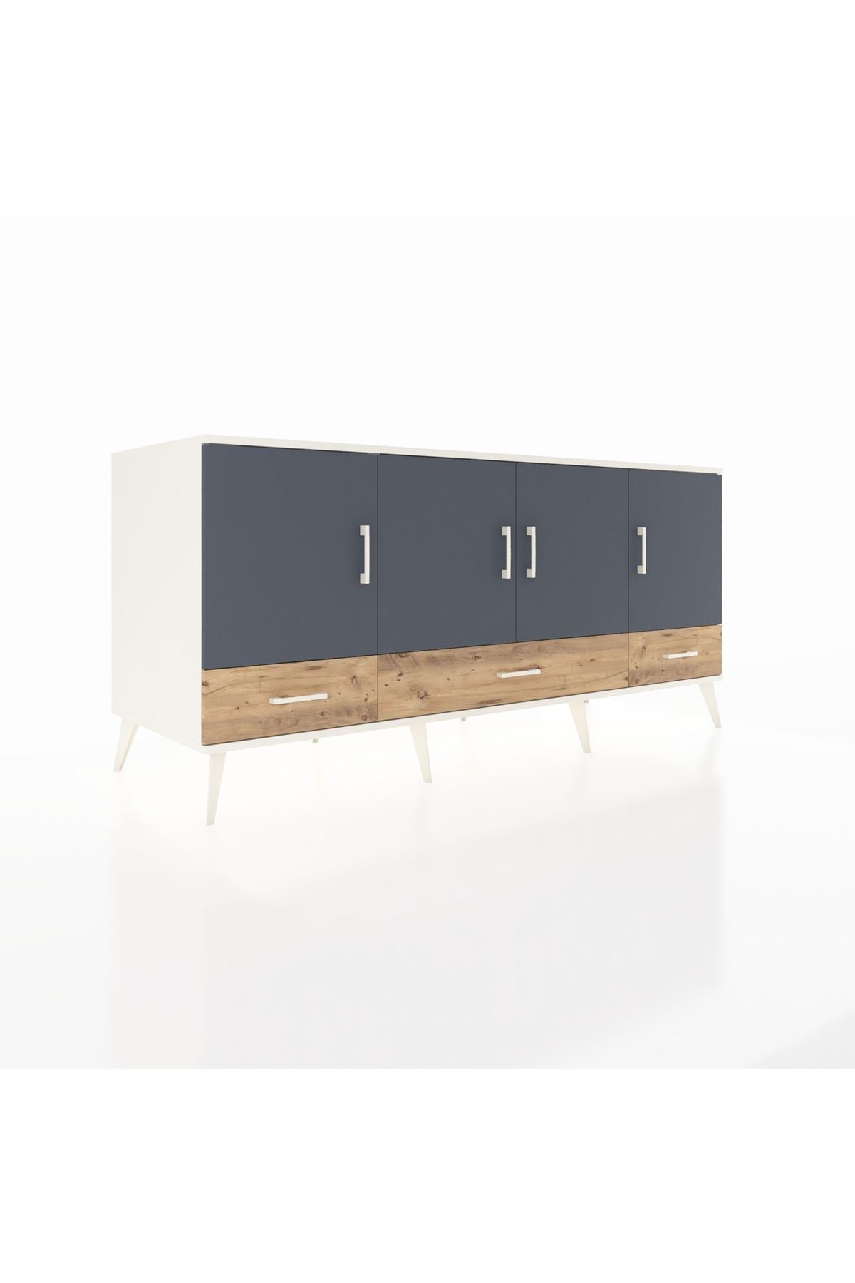 Kronos Konsol 6 Raflı 3 Çekmeceli 4 Kapaklı 176x59x83 - S610M009V09C