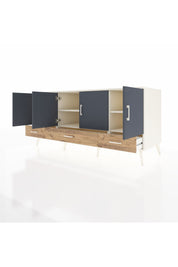 Kronos Konsol 6 Raflı 3 Çekmeceli 4 Kapaklı 176x59x83 - S610M009V09C