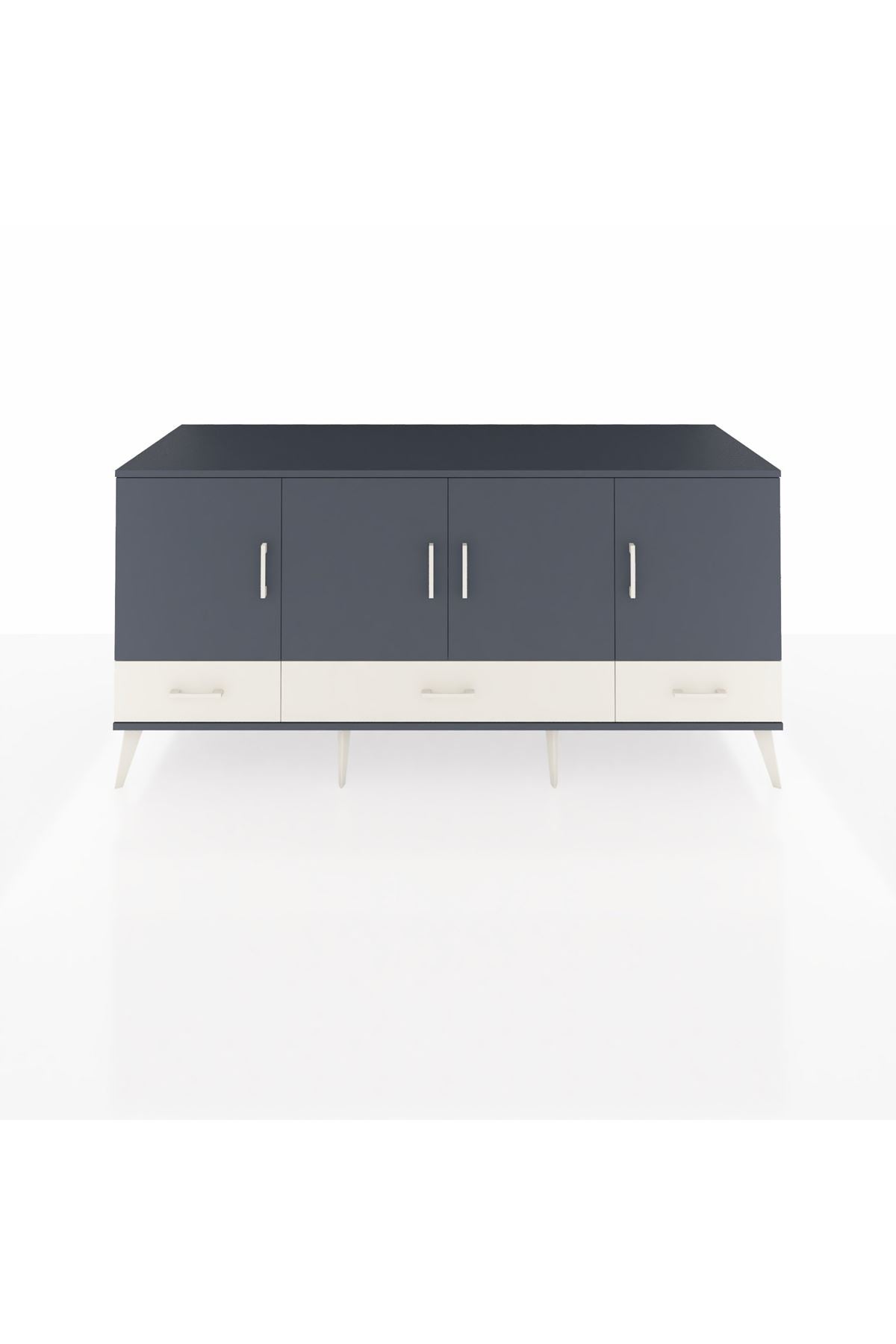 Kronos Konsol 6 Raflı 3 Çekmeceli 4 Kapaklı 176x59x83 - S610M009V16C